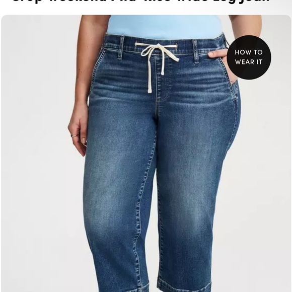 Torrid Elastic Waist Denim Capri Jeans in Torrid size 1 - Picture 5 of 5